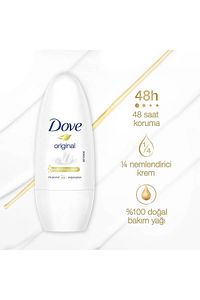 Kadın Roll On Deodorant Original 1/4 Nemlendirici Krem Etkili 50 ml X2 Adet ürün fotoğrafı