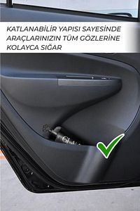 Oto Katlanabilir Güneşlik Şemsiye Ön Cam Gölgelik 145-79cm Özel Esnek Saplı Güneş Koruyucu ürün fotoğrafı