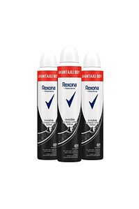 Kadın Sprey Deodorant Invisible On Black White Clothes Avantajlı Boy 200 ml X3 Adet ürün fotoğrafı