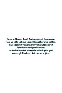 Üstün Koruma Kadın Roll On Deodorant Shower Fresh 72 Saat Kesintisiz Koruma 50 ml X2 ürün fotoğrafı
