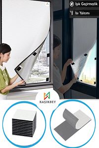 Katlanır Cam Balkon Perdesi  Işık Isı Geçirmez Güneşlik Perde Ofis Oda Salon Perdesi ürün fotoğrafı