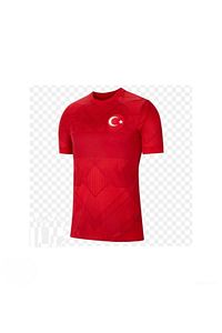 Yetişkin Yeni Sezon Türkiye Euro 2024 Milli Takım Forması Kırmızı ürün fotoğrafı