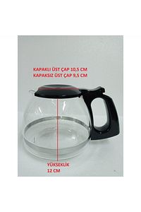 Icm2.1b Ve Icm2.b Filtre Kahve Makinesi Için Orijinal Cam Hazne ürün fotoğrafı