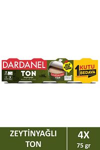 Zeytinyağlı Ton Balığı 4x75 gr ürün fotoğrafı