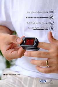 Pulse Oksimetre Pulseoksimetre Saturasyon Spo2 ürün fotoğrafı