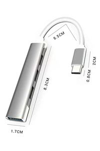 Type-c To Usb Hub 4 Port Çoklayıcı Macbook Ile Uyumlu Çoğaltıcı Type C To Usb Converter Hub ürün fotoğrafı