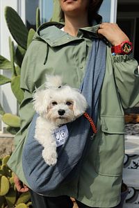 İndigo Mavi Köpek Taşıma Çantası (PET SLİNG) Ana Kucağı ürün fotoğrafı