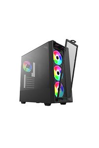 Phoenix 4* Rgb Fanlı Atx-mini Atx Itx Uyumlu Mid Tower Gaming Oyuncu Bilgisayar Kasası Psu'suz ürün fotoğrafı