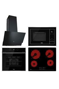 Siyah Ankastre Set ( Tvt 60 - Tz 6415 - Hlb 840 Ss-ml 820 Bıs) ürün fotoğrafı