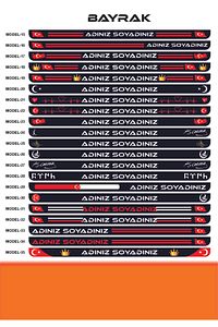 Kişiye Özel Isimli Plakalık 2 Adet Araç Logo Baskılı Siyah Oto Plakalık ürün fotoğrafı