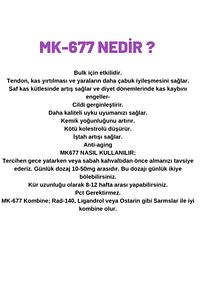 Mk-677 Ibutamoren Sarms 30 Capsul 10mg (Doğrulama kodlu) ürün fotoğrafı