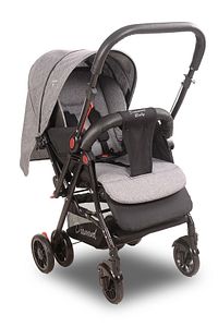 Gri Sapphire Çift Yönlü Bebek Arabası ürün fotoğrafı