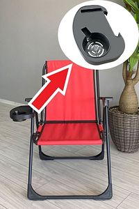 Kamp Sandalyesi Bardaklığı ürün fotoğrafı