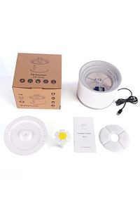 Pet Kedi Köpek Için Su Pınarı Su Çeşmesi Su Sebili 2.4 Lt Usb Ile Çalışır ürün fotoğrafı