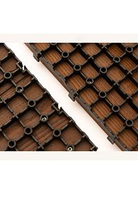 Dişbudak Ağacı Balkon Bahçe Ahşap Yer Döşemesi Karo Deck 30x30 cm - 10 Adet (0,9m2) ürün fotoğrafı