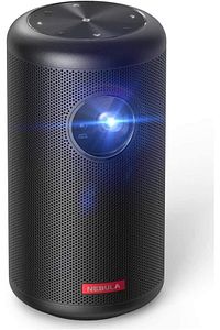 Larymary Nebula Capsule Ii Akıllı Taşınabilir Wifi Kablosuz Projeksiyon Cihazı Ve Hoparlör, Siyah ürün fotoğrafı