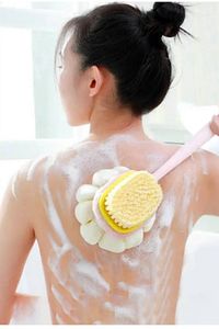 Çift Taraflı Banyo Sırt Kesesi Yumuşak Duş Lifi Banyo Hamam Lifi Vücut Kesesi Masajlı Banyo Kesesi ürün fotoğrafı
