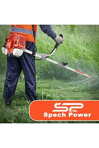 Spech Power U.s.a 2.1hp Tam Profesyonel Bronz Piston Benzinli Ot Çalı Çim Biçme Makinası Yan Tırpan ürün fotoğrafı