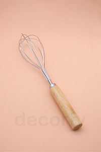Bambu Saplı Çırpıcı, Ahşap Çırpma Teli, 25.5cm ürün fotoğrafı