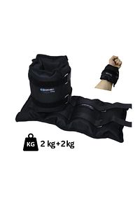- El-ayak Bilek Ağırlığı 2 Kg Çift (2 Adet) Siyah ürün fotoğrafı