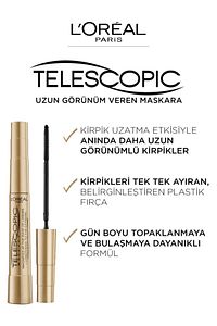 L'oréal Paris Telescopic Maskara - Siyah ürün fotoğrafı