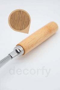 Bambu Saplı Çırpıcı, Ahşap Çırpma Teli, 25.5cm ürün fotoğrafı