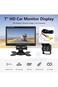 7 Inç Monitör Ve Park Kamera Seti ( 12 * 24 Volt Uyumlu ) ürün fotoğrafı