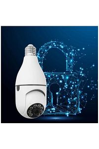 Ampul Kamera Gece Görüşlü 360 Derece Led Işık 1080p Wifi Bebek Izleme Ev Güvenlik Kamerası ürün fotoğrafı