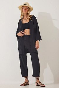 Bürümcük Kimono Pantolon Takım ürün fotoğrafı