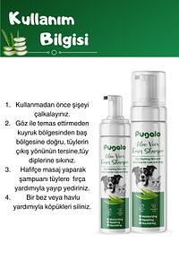 Köpük Şampuan Kedi Tüy Dökülmesi Karşıtı Doğal Içerikli Aloe Veralı Kuru Köpük Şampuan 250 ml ürün fotoğrafı