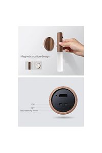 Cata CT-5250 Kumru Ahşap Renk Şarjlı LED Duvar Aplik Günışığı ürün fotoğrafı