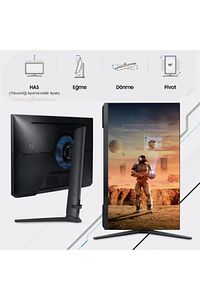 Odyssey G3 Ls24ag300nuxuf 24? 1ms 144hz Fullhd Freesync (DP HDMI) Pıvot Gamıng Monitör ürün fotoğrafı