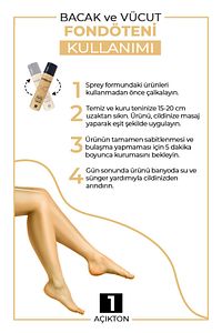 Bacak Fondöteni No:1 Light Açık Ton 75 Ml ürün fotoğrafı