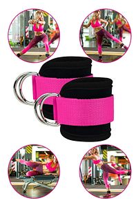 Ayak Bilek Kayışı D-ring Fitness Ağırlık Çekiş Aparatı ürün fotoğrafı