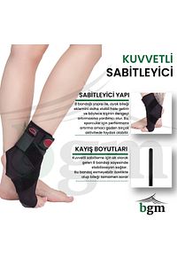 Ayak Bilekliği Yüksek Kalite 8 Bandajlı Malleol Destekli Bileklik ürün fotoğrafı
