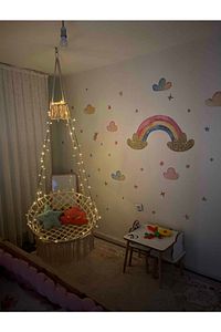 Makrome Özel Örgü Salıncak Hamak Pamuk Ip 60 X 80 ürün fotoğrafı