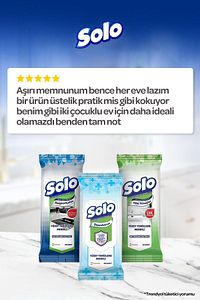 Yüzey Temizleyici Islak Mendil 3'lü Mutfak-banyo 120 Yaprak ürün fotoğrafı