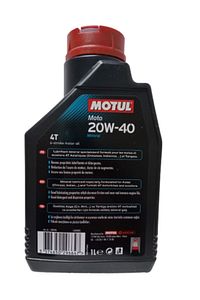 Moto 20w40 Mineralli 4t Scooterlar Mopedler Ve Atv’ler Icin Viskozite Geliştirici 1 Litre Yag ürün fotoğrafı
