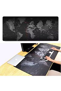 Büyük Boy Xxl Mouse Pad Dünya Haritası Desenli 90x40cm Oyuncu Gamer Gaming Mouse Pad Yüksek Kalite ürün fotoğrafı