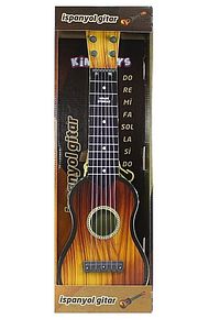 6 Telli Oyuncak Çocuk Gitarı Ispanyol Gitar Tam Hediyelik Ürün Kahverengi 50cm ürün fotoğrafı
