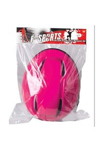Unisex Pembe Kask Dizlik Dirseklik Koruyucu Set ürün fotoğrafı