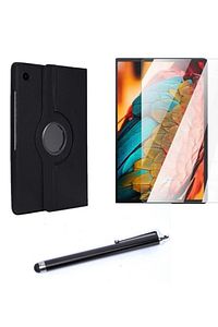 Samsung Galaxy Tab A8 10.5 Sm-x200 Kılıf Dönebilen Koruyucu Kılıf Ekran Koruyucu Kalem Dönen+set ürün fotoğrafı