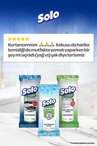 Yüzey Temizleyici Islak Mendil 3'lü Mutfak-banyo 120 Yaprak ürün fotoğrafı