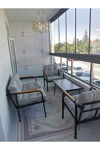 Mars Balkon, Bahçe, Cafe - Salon - Metal Kanepe Koltuk Takımı - 2+1+1 + Sehpa ürün fotoğrafı