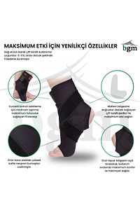 Ayak Bilekliği Yüksek Kalite 8 Bandajlı Malleol Destekli Bileklik ürün fotoğrafı