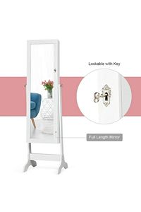 Premium MDF Aynalı Mücevher Dolabı, Çekmeceli Takı Dolabı, Mücevher Organizatörü ürün fotoğrafı