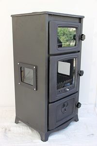 Isı Pro 2 Fırınlı Şömine 3 Tarafı Camlı ürün fotoğrafı