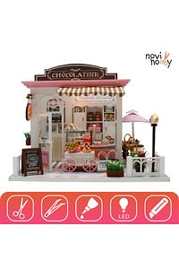 Minyatür Maket Ev Kiti | Maket Ev | DIY Kendin Yap | Led Işıklandırmalı Maket Ev ürün fotoğrafı
