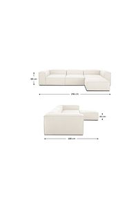 Relax Soft 4 Modül Köşe Takımı (KIRIK BEYAZ) Keten 10 ürün fotoğrafı