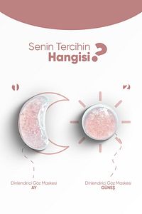 Sıcak Soğuk Dinlendirici Göz Altı Maskesi ürün fotoğrafı